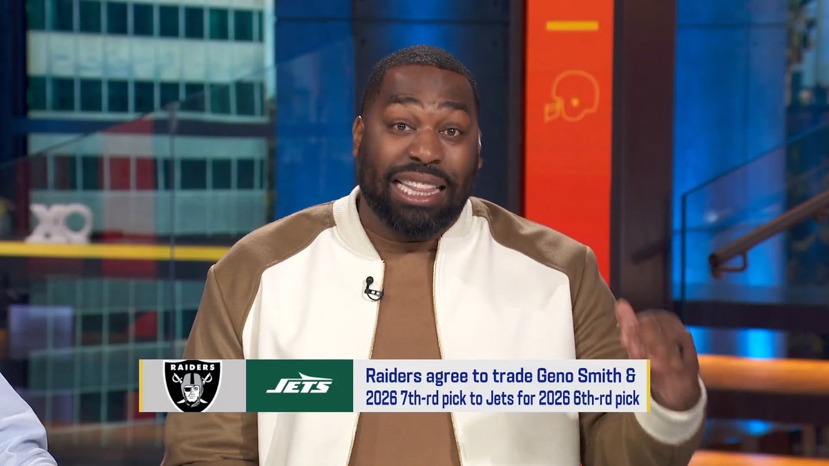 "This Jets team just became more attractive to offensive free agents because of Geno Smith." Shelby Harris says the Jets trade for their former QB is the "best move they could have made with the options that were out there."