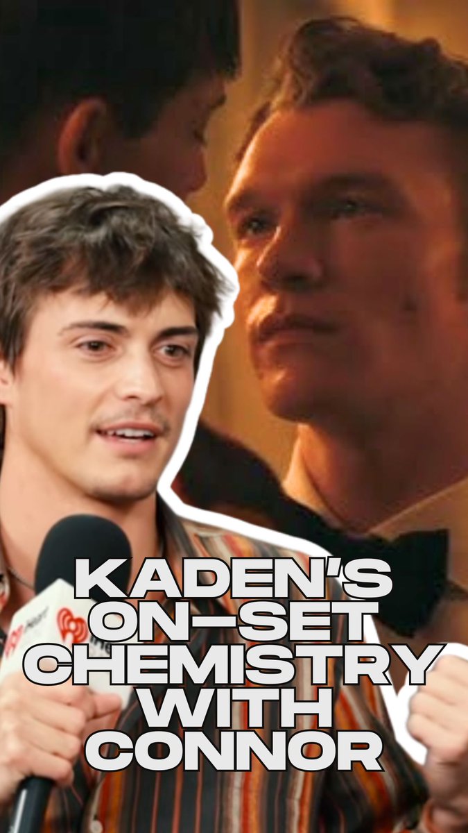 Kaden Connors (Sasha) on what was it like working with Connor Storrie on the set of Heated Rivalry.
