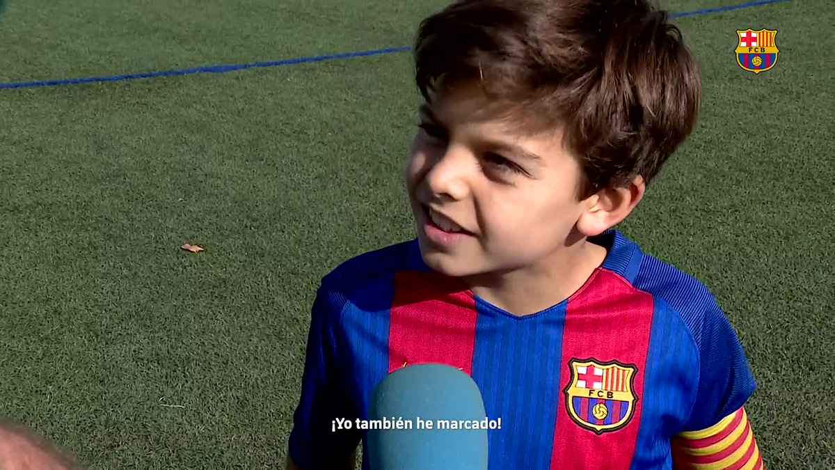 Xavi Espart, el último canterano de la FC Barcelona - Masia en debutar en Champions 😍 Así hablaba con solo 9 añitos, cuando jugaba en el Benjamín B 💙❤️