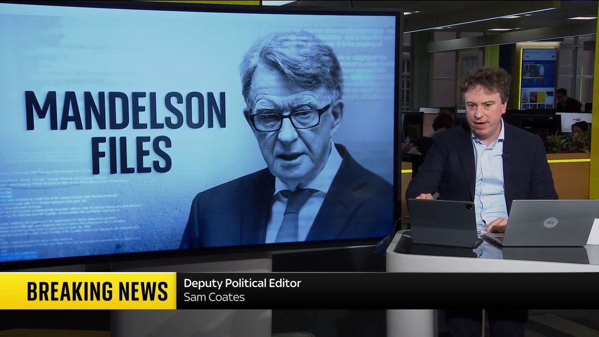 Documents relating to the decision to appoint Peter Mandelson as ambassador to the U.S. show he was a non-executive director of a Russian company and remained on the board after the invasion of Crimea. Analysis from Sam Coates Sky ⬇️ Politics latest 🔗