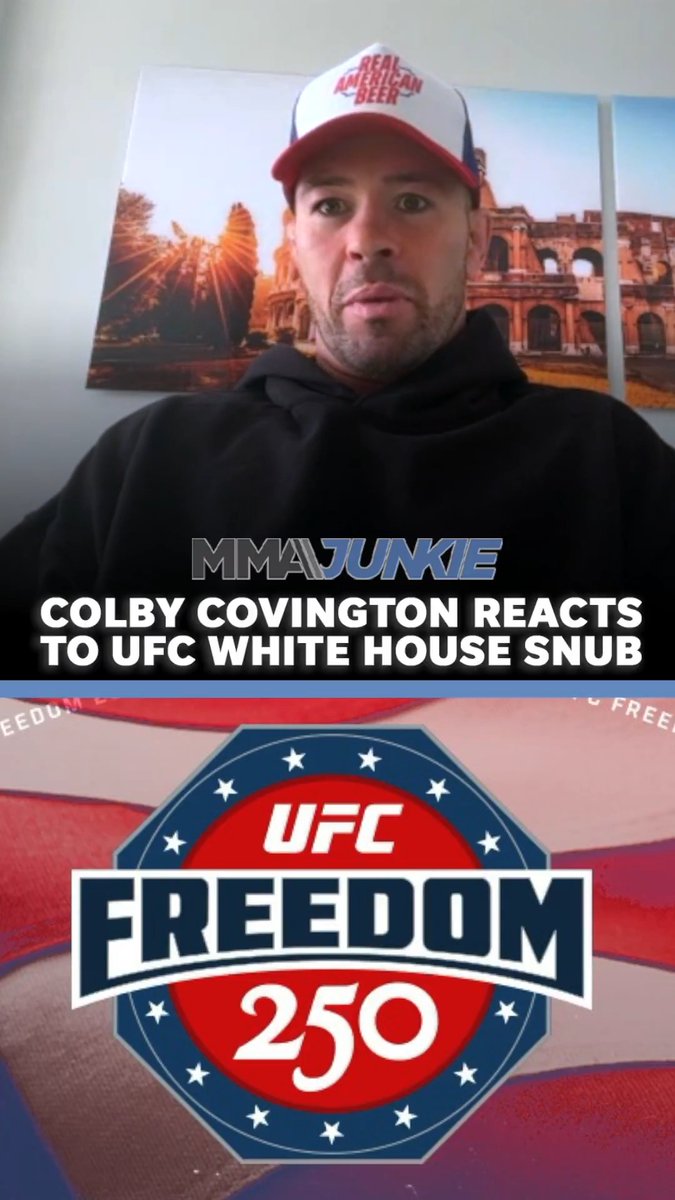 Colby Covington is "bummed" about being off the #UFCWhiteHouse card, which he said is "piss-poor at best." "Hunter (Campbell) made it pretty clear he wants me to fight the winner of Malott vs. Burns." (via Mike Bohn)
