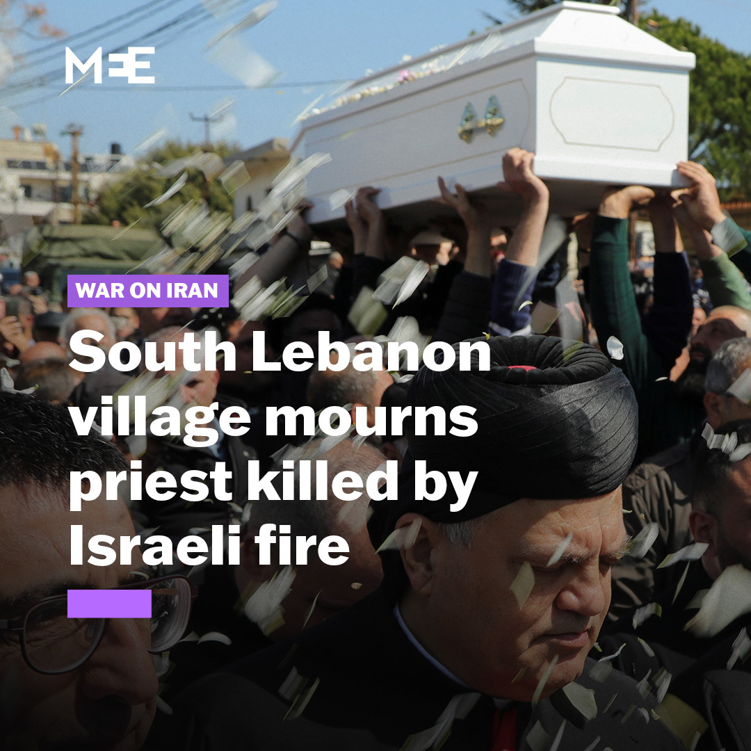"We all relied on him because he was a very brave and strong person. He sacrificed and gave his blood for this village.” The southern Lebanese village of Qlayaa bid farewell to priest Pierre al-Rahi on Wednesday, after he was killed in Israeli tank fire on the Christian village.