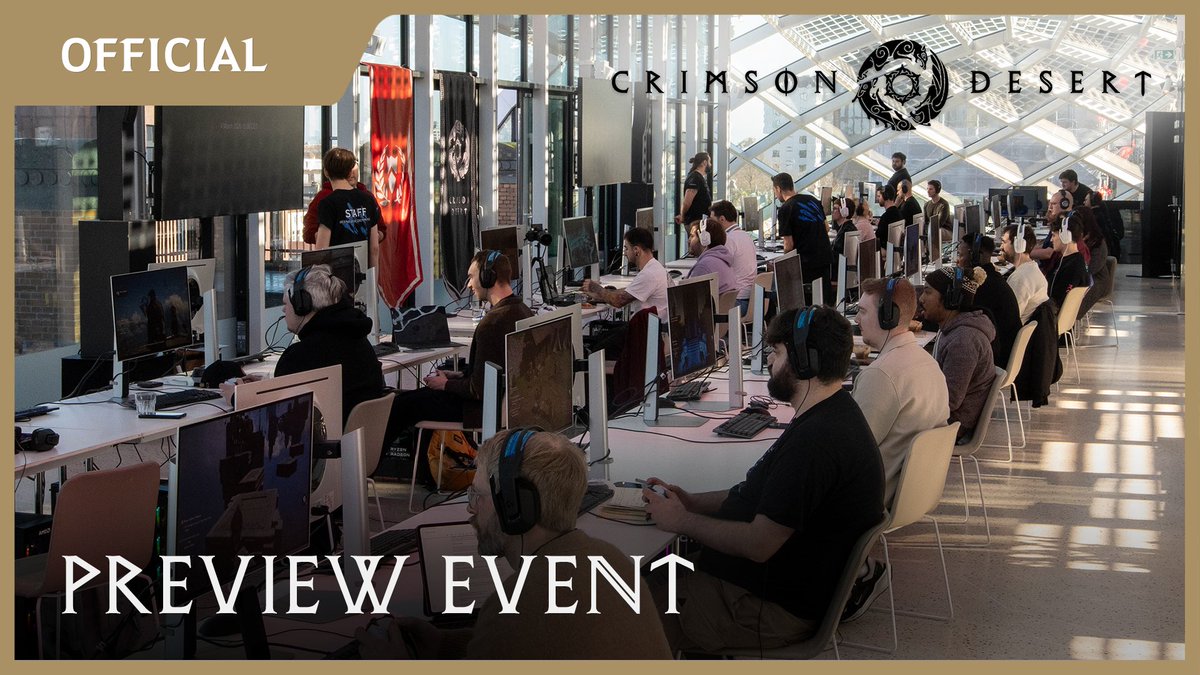 Get a closer look behind the scenes of the #CrimsonDesert preview event held in Amsterdam last month.