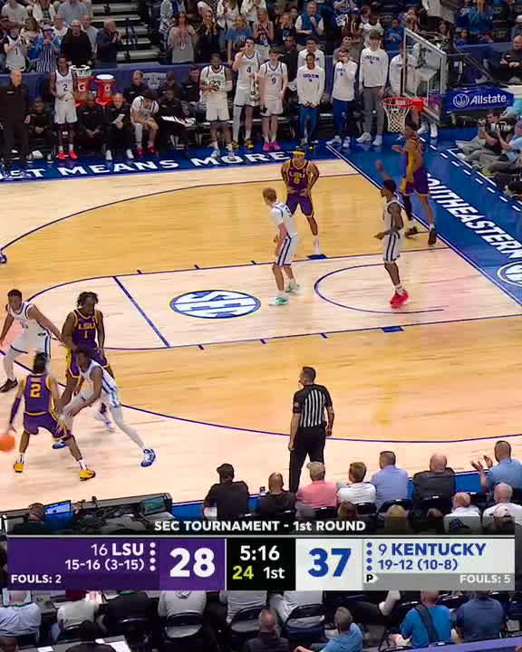 STOLEN BY ABERDEEN 😨 Kentucky Men’s Basketball x 📺 #SECNetwork