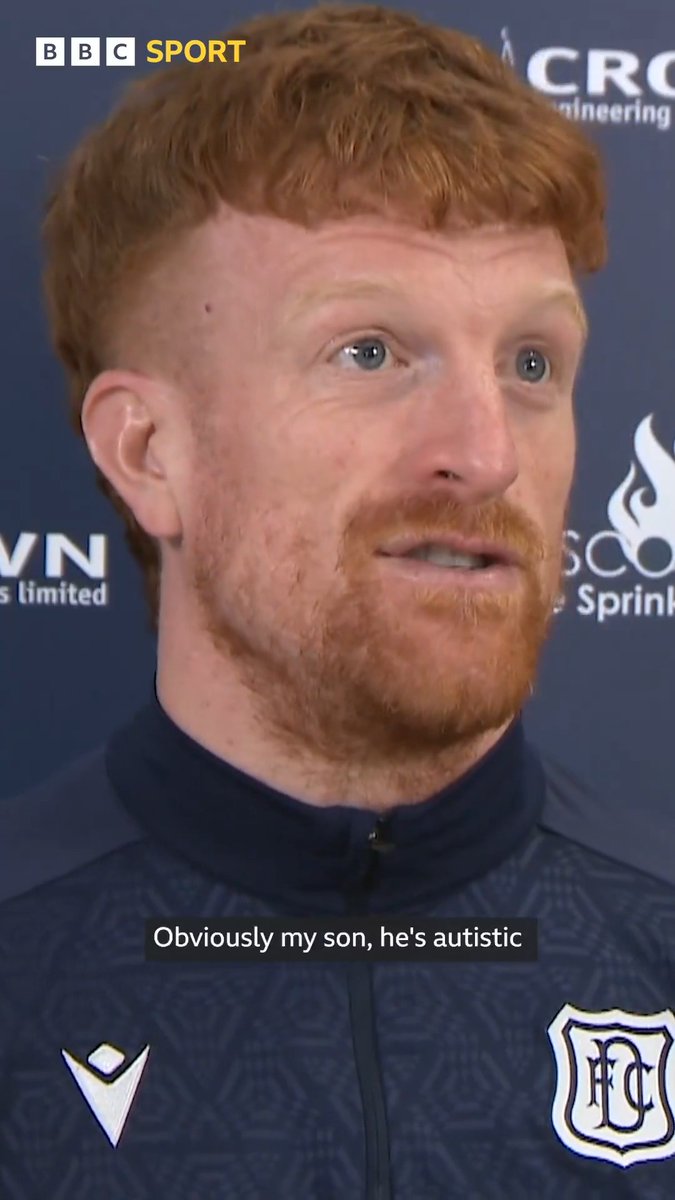 'Hopefully we can help some people out there' Dundee's Simon Murray on launching a support group for Dads and male carers ♥️⤵️ #BBCFootball