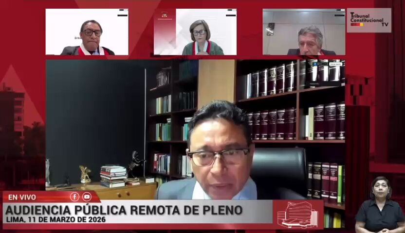Abogado del prófugo Vladimir Cerrón ante el TC: “Es una figura política controversial, pero tiene todo el derecho de participar en la actividad política y de afrontar los procesos en libertad”.