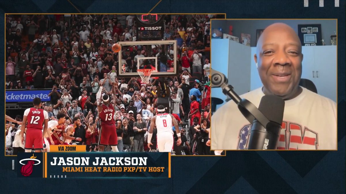 "It's just fun for the fanbase – anything outside of that, it just, kind of, filters into this hater mode." – Jason Jackson on Bam Adebayo's 83-point night.