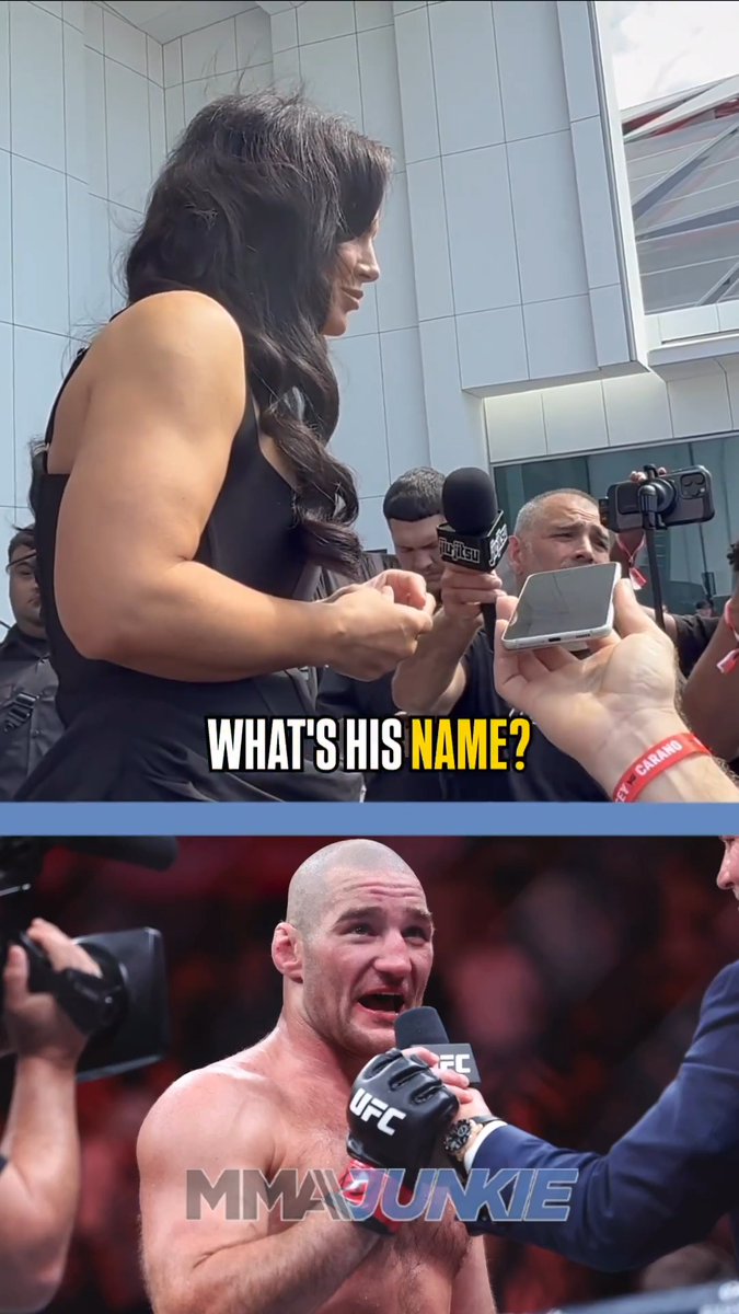 Gina Carano responds to Sean Strickland criticizing her fight vs. Ronda Rousey 🗣️ "I don't pay attention to him or his words. I think they're sadly coming from a hurt place. And hurt people, hurt people."