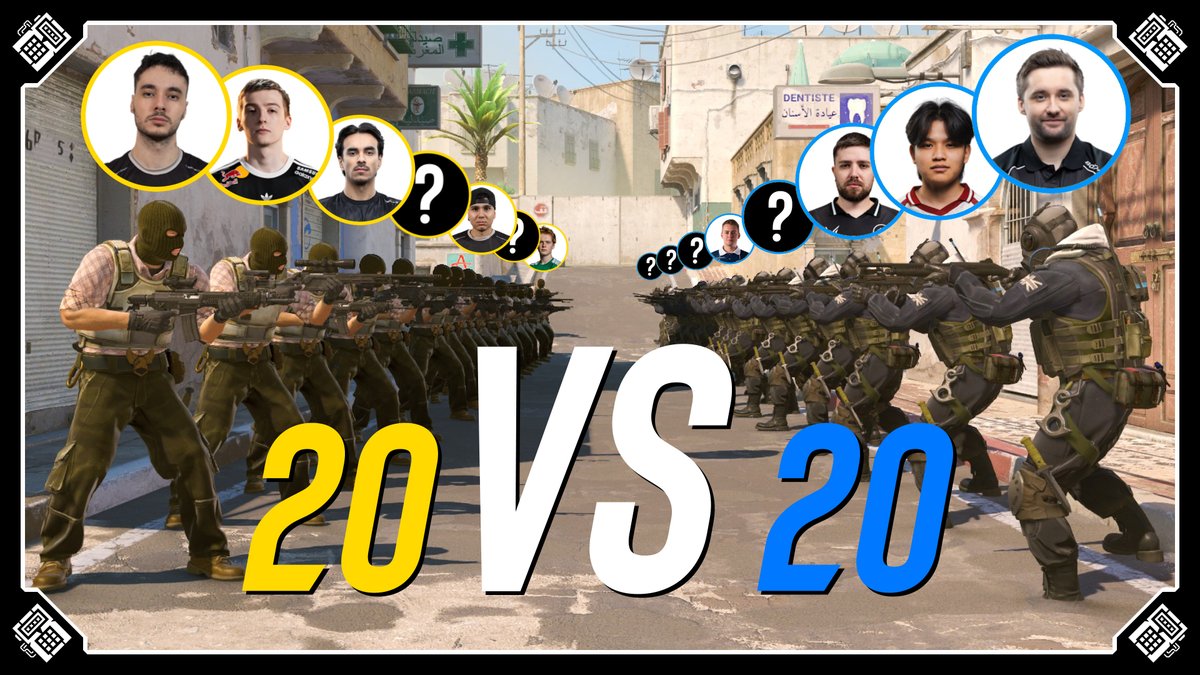 20 Pros vs 20 Pros - The MOST CHAOTIC Showmatch EVER! #ESLProLeague