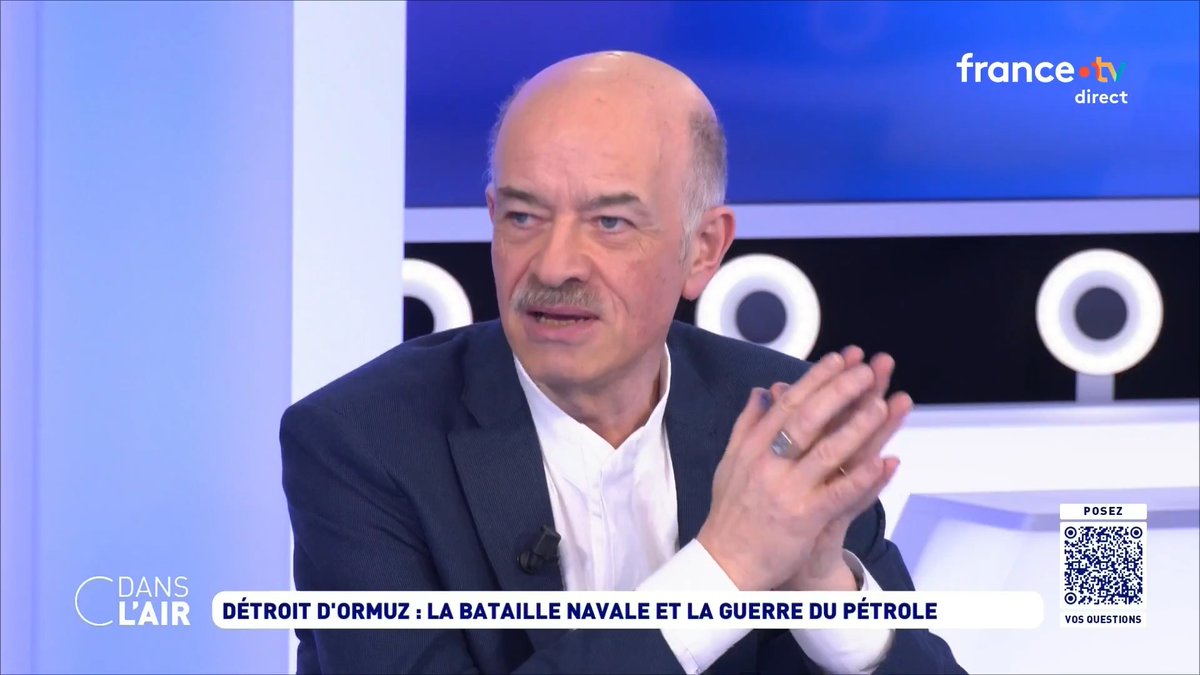 "Les Israéliens veulent l’effondrement du régime iranien, les Américains veulent leur désarmement et les Chinois veulent le rétablissement de la circulation dans le Golfe". Alain Bauer, dans #cdanslair