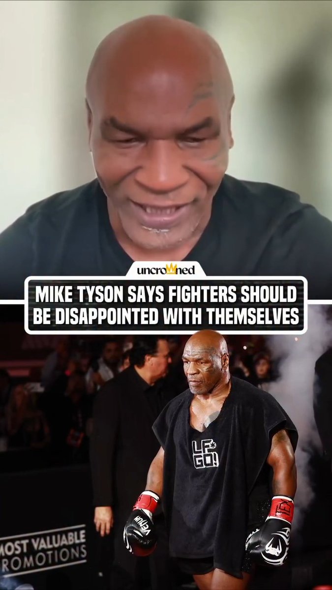 Mike Tyson on the state of the fight game today 👀