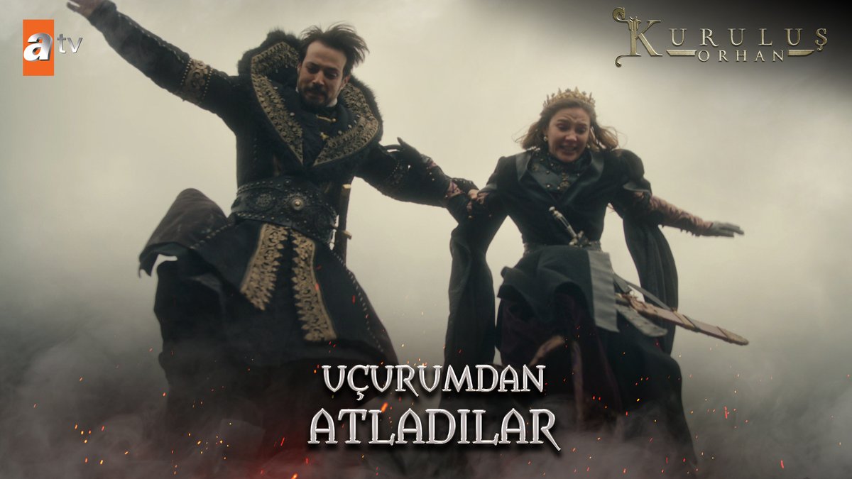 Sultan Orhan ve Prenses Asporça uçurumdan atladı! #KuruluşOrhan atv