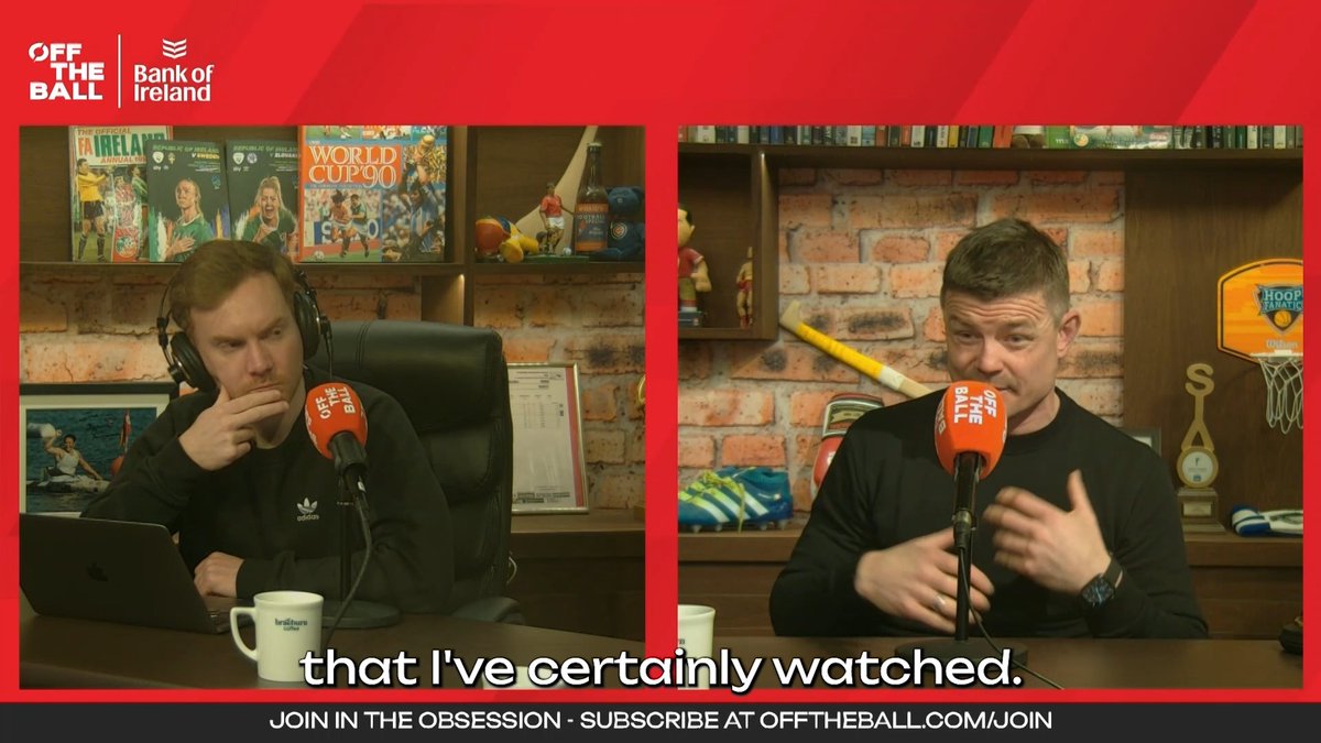 🗣️ 'When you have a rugby genius like Finn Russell, I firmly believe he's one of the best players with the greatest visions that I've certainly watched!' Brian O'Driscoll analyses the part of Finn Russell's game that makes him such a threat on the line, which Ireland will have to focus on this weekend. | 🏴󠁧󠁢󠁳󠁣󠁴󠁿 Wednesday Night Rugby on Off The Ball with Bank of Ireland | #NeverStopCompeting.