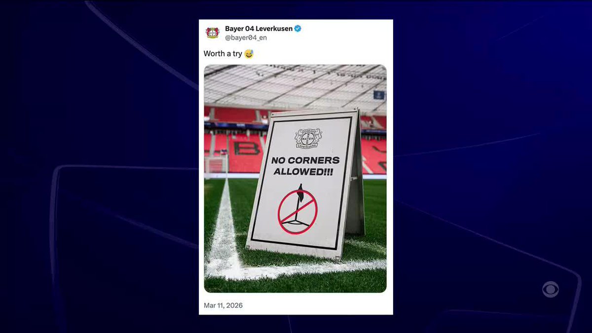 .Bayer 04 Leverkusen with the pre-match banter 😅