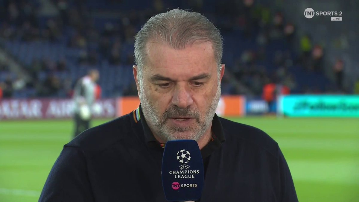 "For me, it's about distilling some belief in the players" Ange Postecoglou gives his thoughts on his time at Tottenham and reflects on their defeat to Atletico Madrid... TNT Sports & discovery+ UK | Reshmin Chowdhury