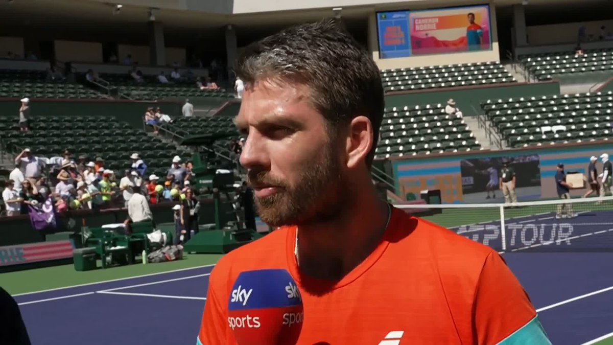 "It means a lot coming from you" 👏 Tim Henman 🤝 Cam Norrie