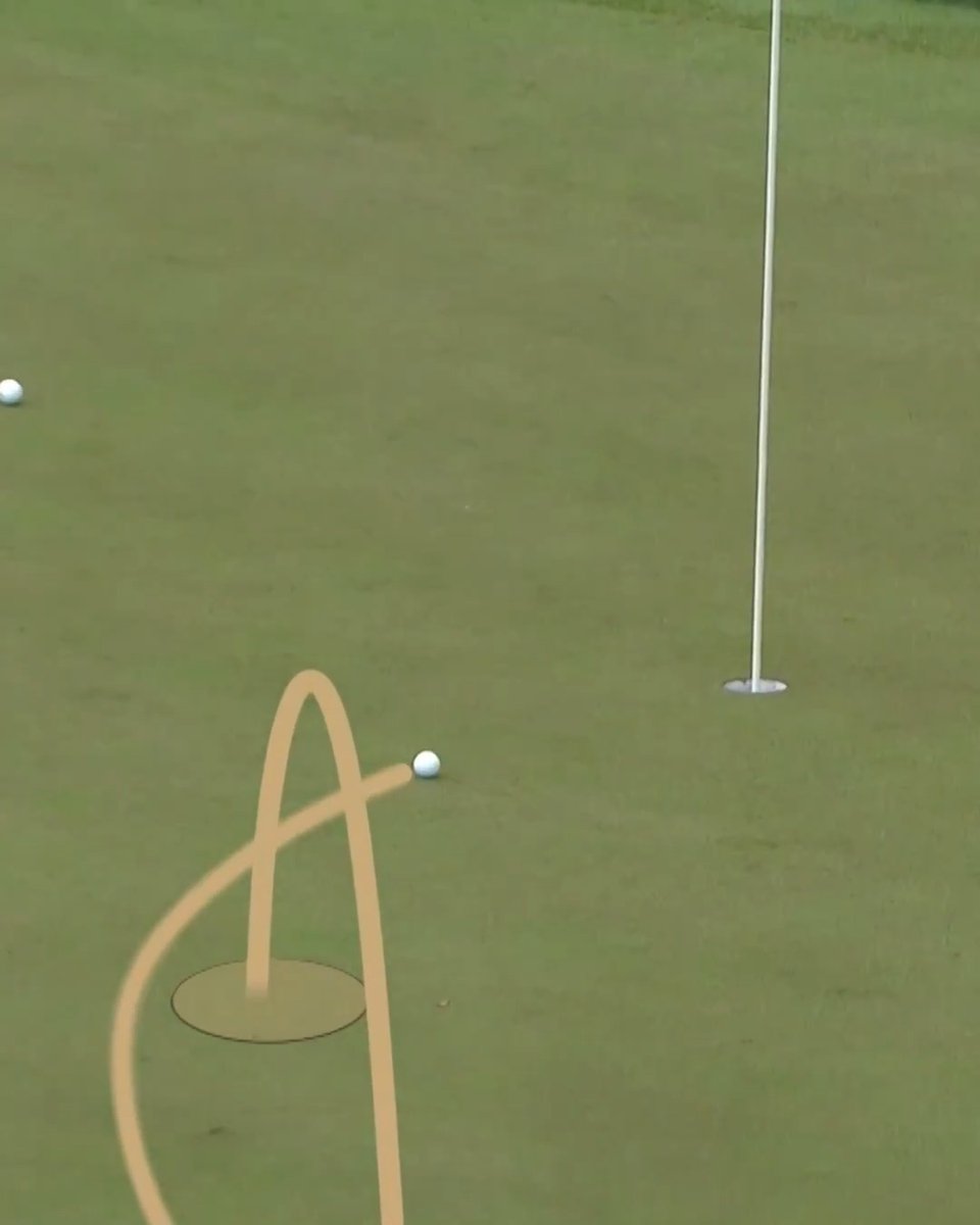 The perfect spin DOES exist 🤯 Unreal hole-out eagle from Brian Harman THE PLAYERS. #TOURVault