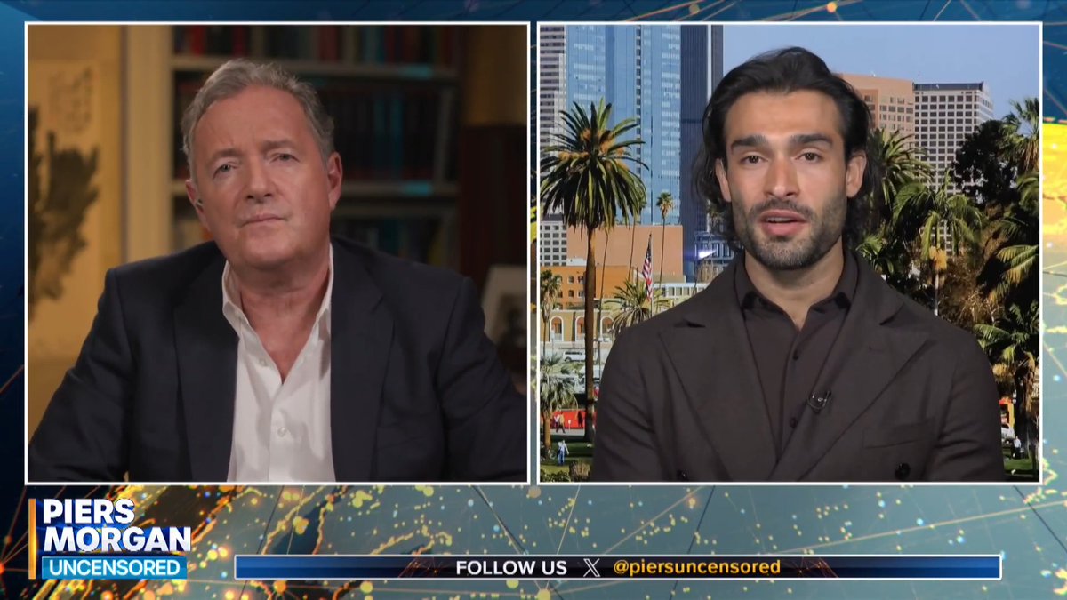 "They were opening fire on anybody who was asking for freedom... on every single person that was out there." Iranian-American actor Sam Asghari tells Piers Morgan about his friend who was murdered for protesting. Watch more👇 📺 Piers Morgan