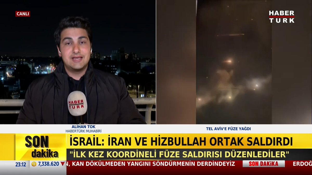 #SONDAKİKA - İsrail: İran ve Hizbullah ortak saldırdı. "İlk kez koordineli füze saldırısı düzenlediler"