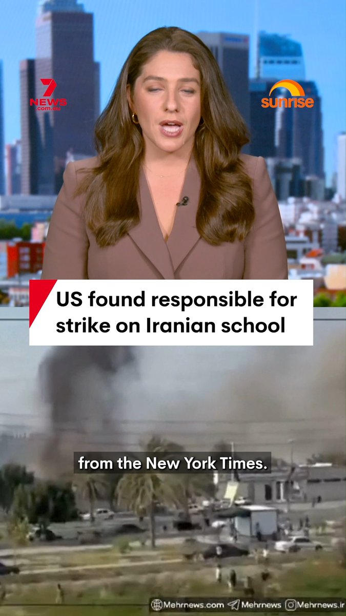 The US military was responsible for a strike on an Iranian school which killed at least 168 children and 14 teachers, a preliminary report has found. According to the New York Times, the report found the strike on the school building in Minab, southern Iran, on February 28 was a “targeting mistake” by the US military. The US had been conducting strikes on a nearby Iranian base which the school building was formerly a part of. #us #iran #investigation #usmilitary #school