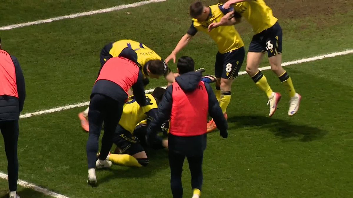 Oxford United lead in a tasty clash at the bottom of the Championship! Spurs loanee Jamie Donley puts the U's ahead against Blackburn 👏