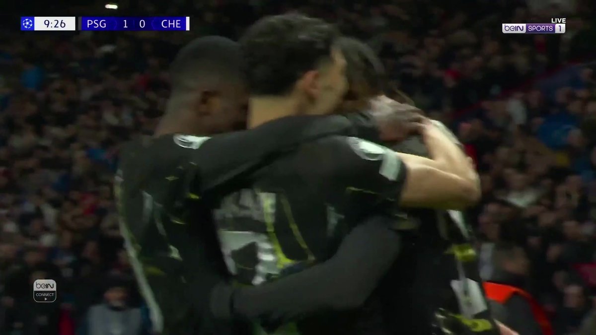 بداية قوية للفريق الباريسي 🔥🔥🔥 باركولا يفتتح التسجيل مبكراً ⚽️ #دوري_أبطال_أوروبا