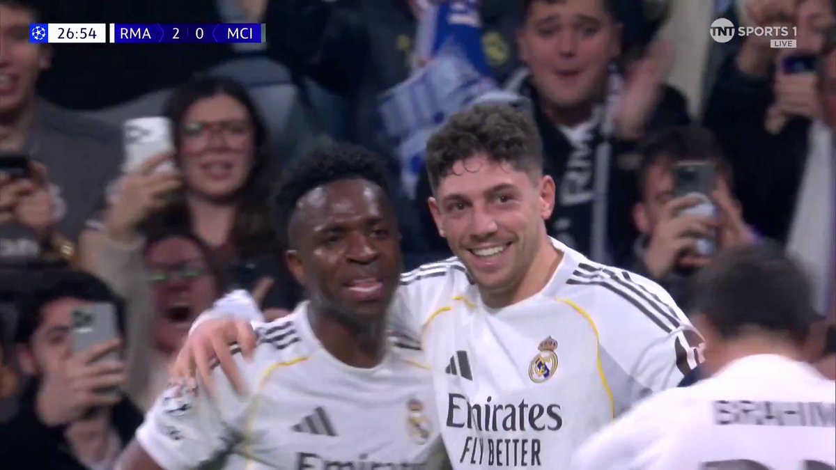 Captain leading the charge ⚽ Federico Valverde doubles the lead for Real Madrid! TNT Sports &amp; discovery+ UK