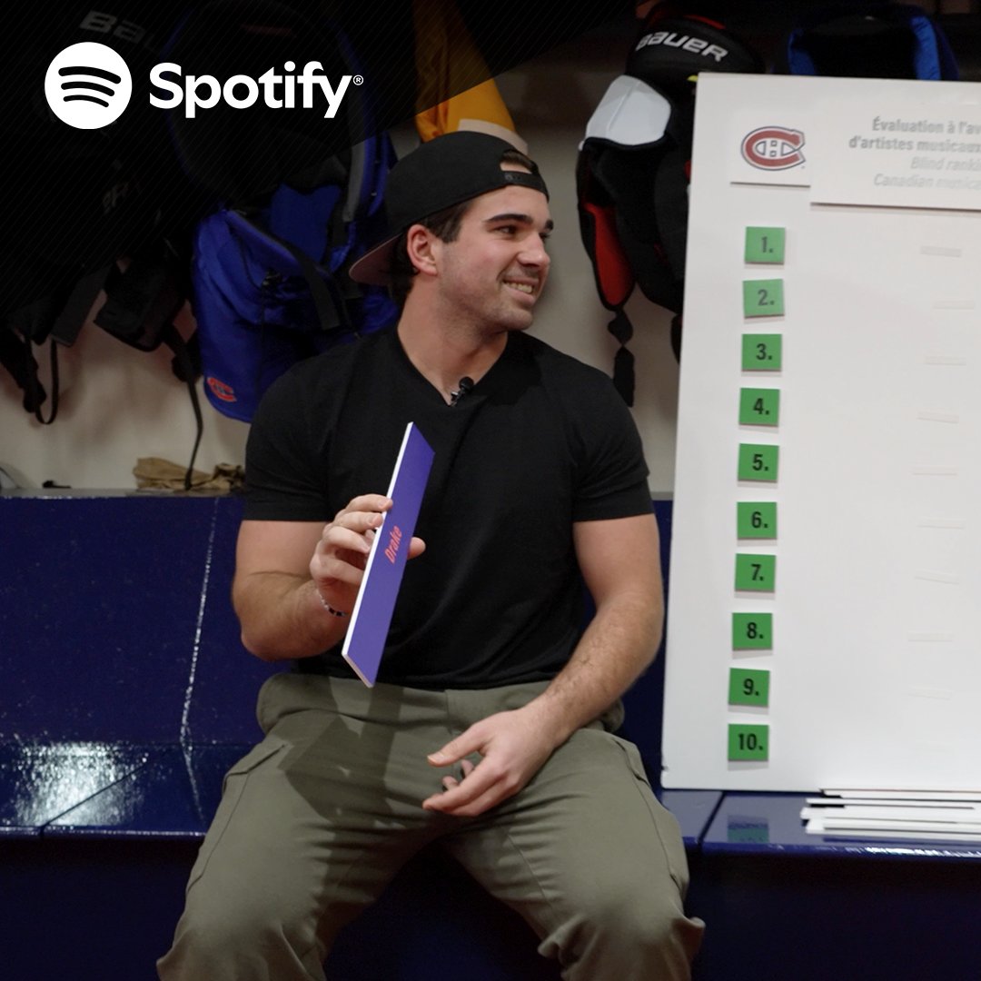 Deux Canadiens canadiens classent des artistes canadiens Two Canadian Canadiens ranking Canadian artists #GoHabsGo | Spotify Canada