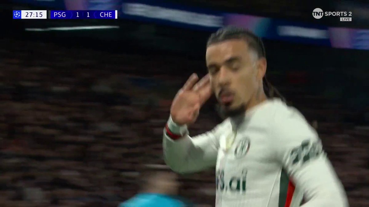 It's been coming! Malo Gusto equalises for Chelsea and it's all square at the Parc des Princes 💥 TNT Sports & discovery+ UK