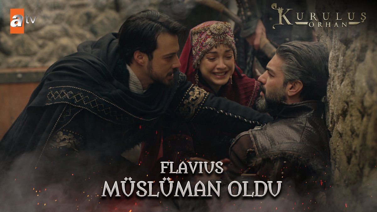 Flavius, Müslüman oluyor! "Günahkar ölmek istemem ben Müslüman ölmek istiyorum!" #KuruluşOrhan atv