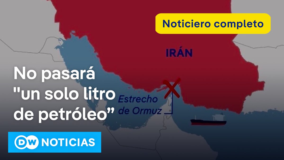 🔴 DW Noticias 11 de marzo: Irán seguirá bloqueando el estrecho de Ormuz Al menos cuatro buques fueron atacados este miércoles en el estrecho de Ormuz, mientras Irán avisó de nuevo de que no permitirá que "ni un litro de petróleo" atraviese este paso estratégico en beneficio de EE.UU., Israel o sus socios. [Noticiero completo]