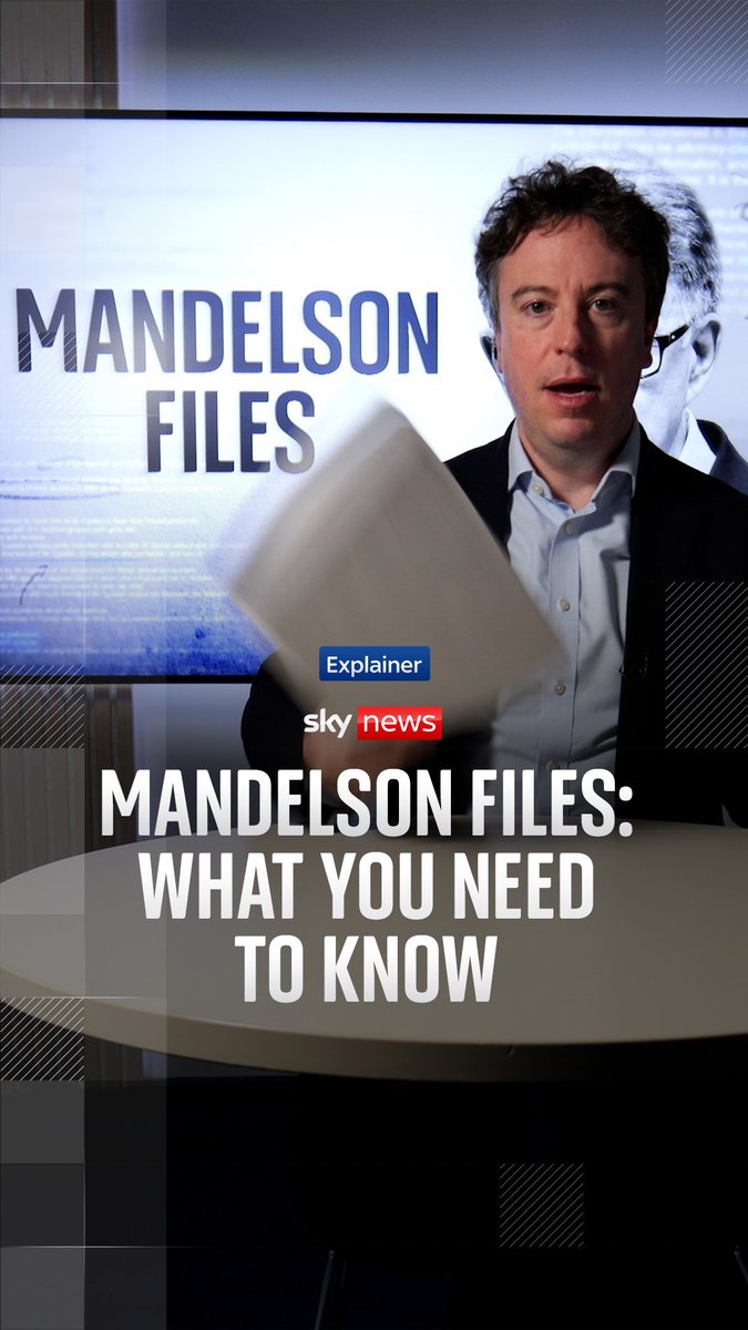 The government has published internal documents related to Sir Keir Starmer's decision to appoint Peter Mandelson as ambassador to the U.S. From Epstein and Russia, to a dog, Sam Coates Sky takes you through what's really in the files. 🔗