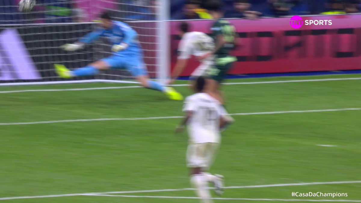 Courtois. 🎥 TNT Sports BR