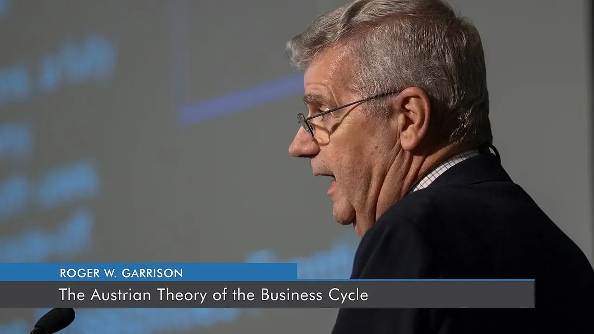 Professor Roger W. Garrison (1944-2026) breaks down how central bank credit and artificially low interest rates fuel an unsustainable boom... until reality hits and the bust does the “correcting.”