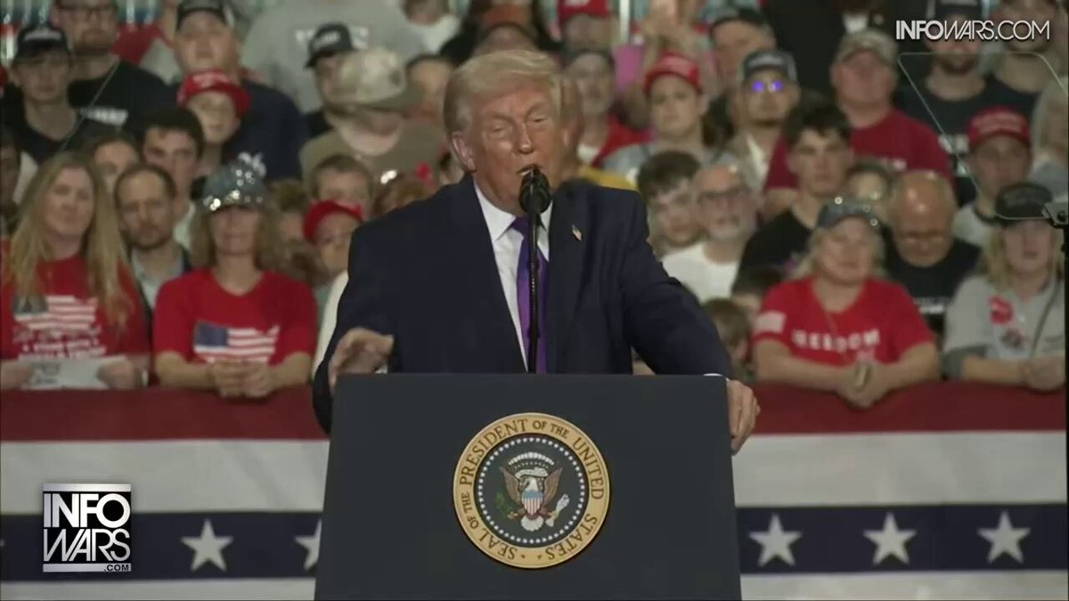 WATCH: President Trump Rallies In Kentucky To Tout Delusional Support For Iran War and To Primary America First Patriot Thomas Massie With AIPAC Backed Candidate Ed Gallrein Harrison H. Smith ✞