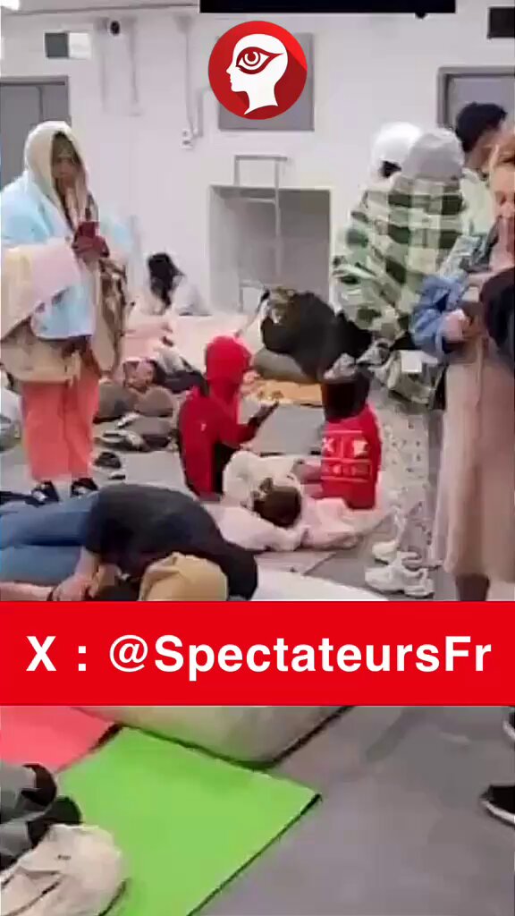 " Regarde-moi tous ces cafards ! " 🔴🇮🇱 À Tel Aviv, une Israélienne a filmé des étrangers dans un abri anti-missiles, tenant des propos racistes à leur égard.
