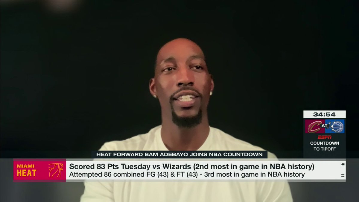 “Trying to do whatever I can to make sure we get to that promised land, that’s a goal of mine.” 🔥 Bam Adebayo talks with Kendrick Perkins on what it means to step up as a leader for the Heat 💪