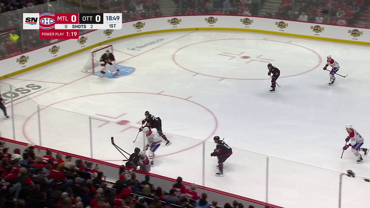 SLAF!! 🙌 With that goal, Juraj Slafkovský (164) has passed Henri Richard (163) for the most career points by a player before age 22 in x - Canadiens Montréal history! 📺: Sportsnet or stream on Sportsnet+ ➡️