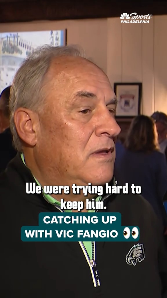 John Clark caught up with Vic Fangio at an event to honor former Eagles head coach Dick Vermeil. Fangio reflects on free agency and the Eagles' losses thus far.
