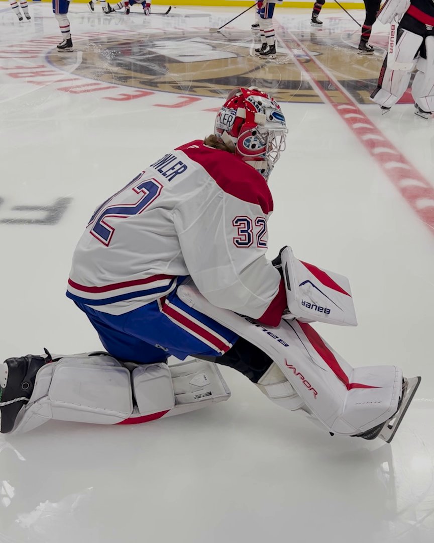 Jacob Fowler is back in the crease for the x - Canadiens Montréal 🤩 📺: Sportsnet or stream on Sportsnet+ ➡️