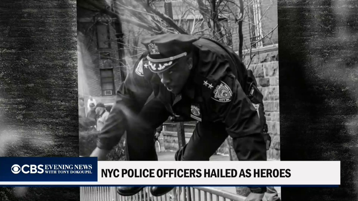 “In that moment, I didn't think of anything. It was to me trying to save as many lives as possible.” NYPD Chief Aaron Edwards and Sgt. Luis Navarro were just steps away from a smoking IED on Saturday during dueling protests when they rushed into action. Now hailed as heroes, the officers spoke with Jericka Duncan as photos capturing the tense moment continue to go viral.