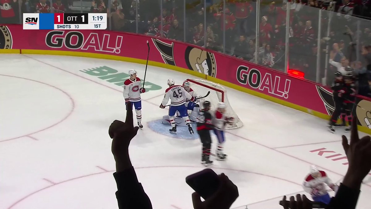 STUUUUUUUUU 🗣️ He's already got two points tonight! 📺: Sportsnet or stream on Sportsnet+ ➡️