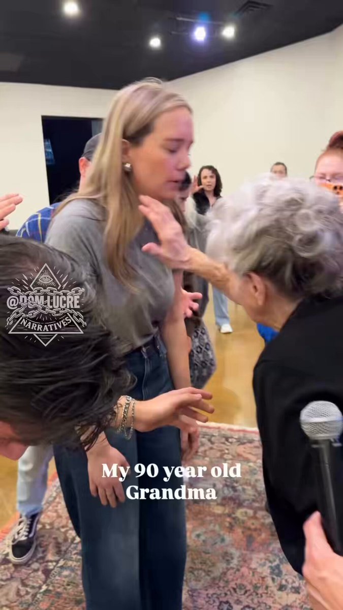 🔥🚨DEVELOPING: This 90-year-old grandmother taught for 2 hours then prayed for over ministry students for over an hour as she was in pain.