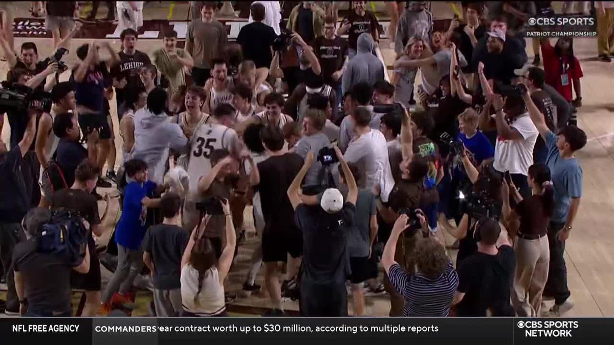 LEHIGH IS GOING DANCING! They defeat BU 74-60 in the Patriot League Conference Tournament Championship Game and punch their ticket to the dance!