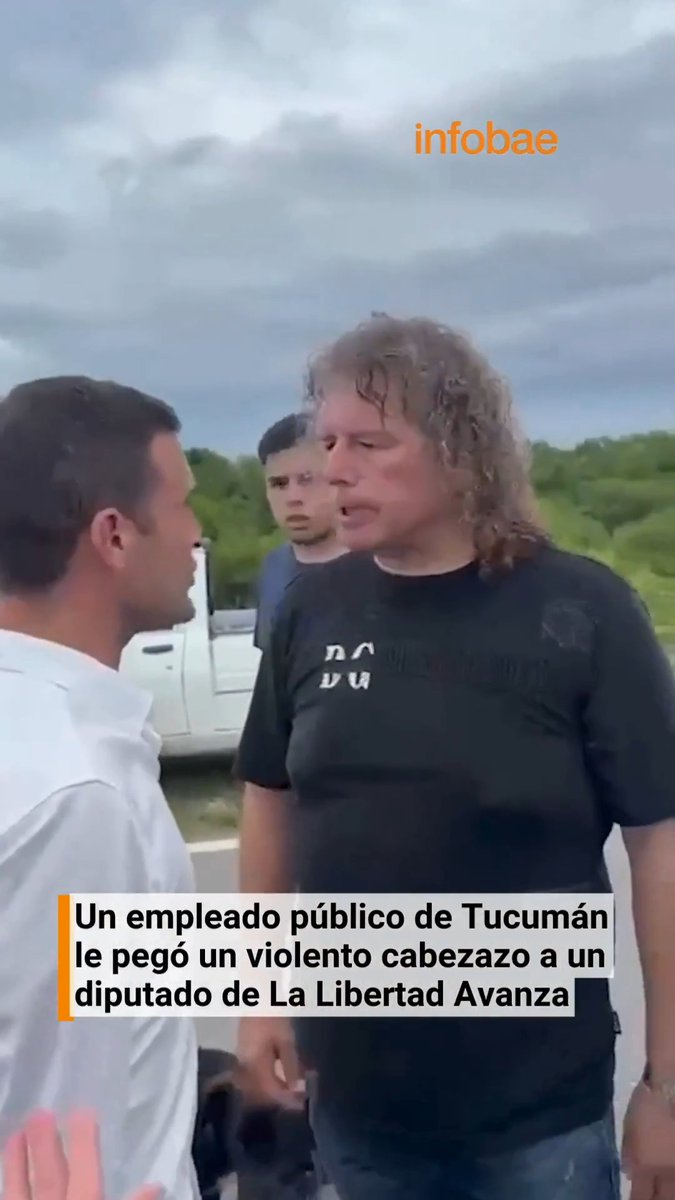 Un empleado público de Tucumán le pegó un violento cabezazo a un diputado de La Libertad Avanza