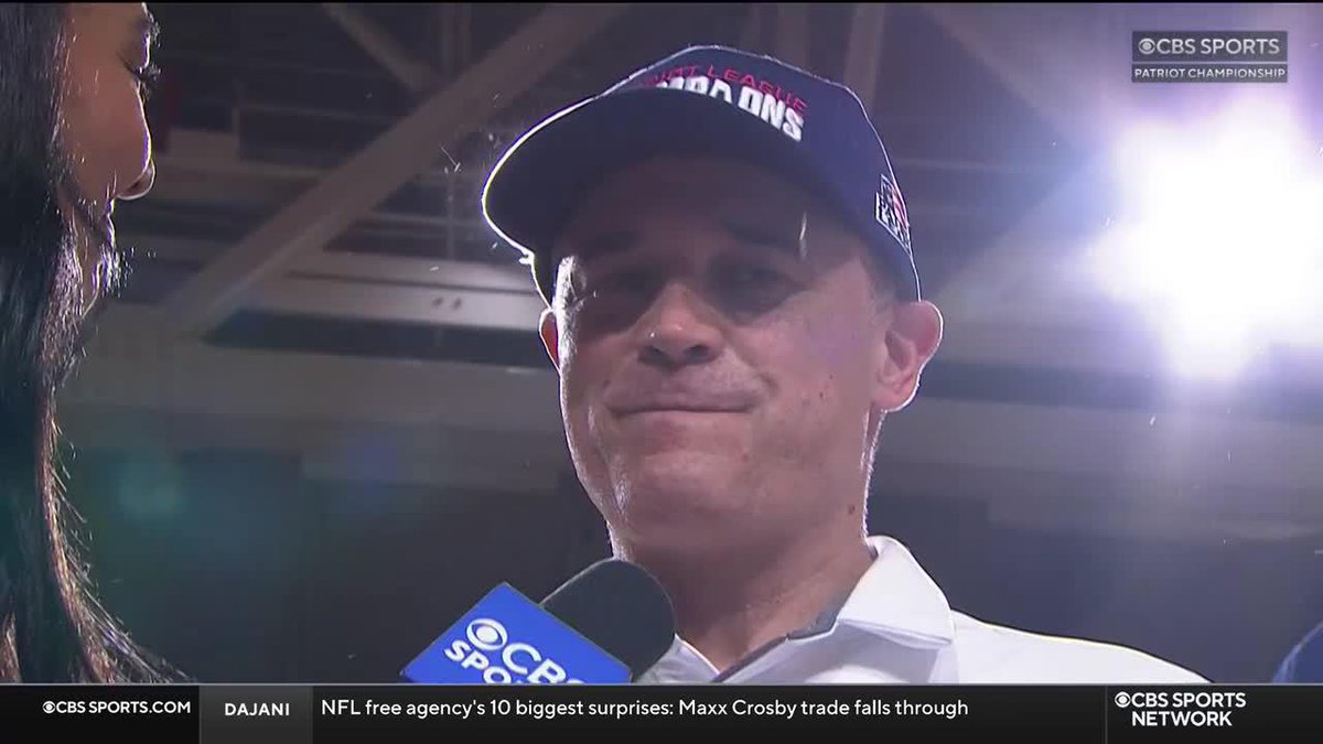 What a moment... Lehigh head coach Brett Reed got emotional when speaking about coaching his son, Brendan.