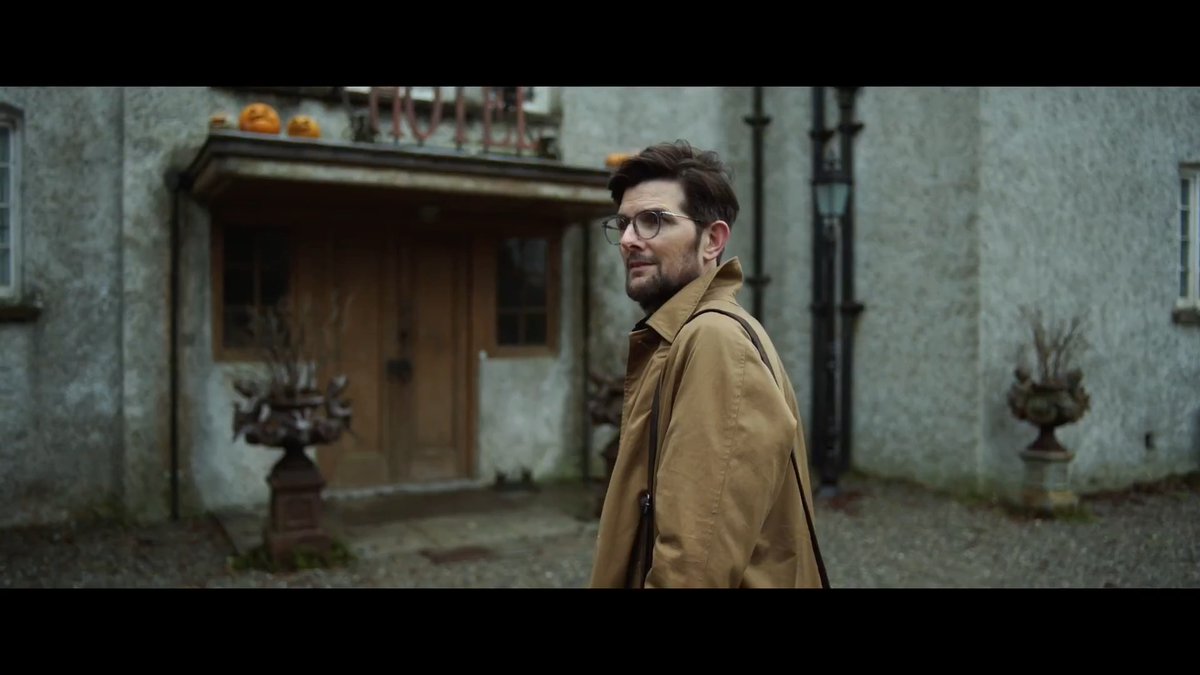 Adam Scott stars in the horror film Hokum, which follows a novelist who retreats to a remote inn to scatter his parents’ ashes only to be consumed by tales of a witch haunting the honeymoon suite. Opening in theaters on May 1.