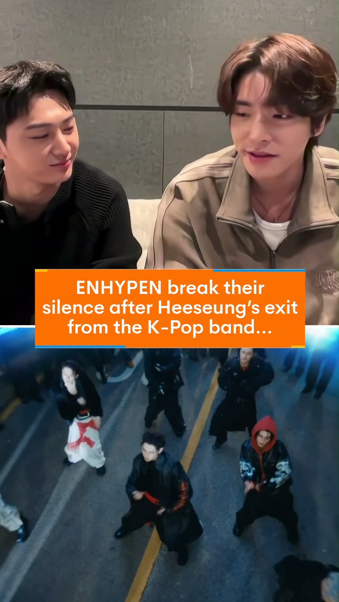 👀@enhypen speak out for the first time since #Heeseung exited the K-Pop band… #enhypen #jay #jake #engene 🎤