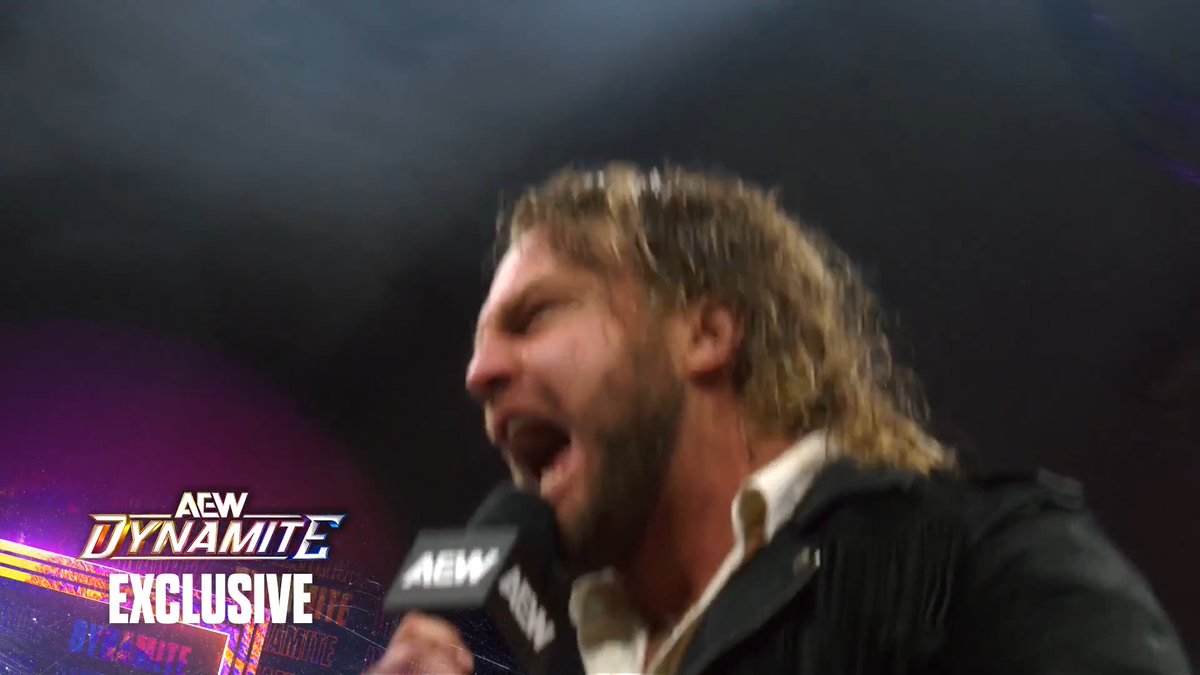 "MAX! Run while you still can – because Sunday is the end of you in Texas Death!" EXCLUSIVE: After an explosive conclusion to their Press Conference on #AEWDynamite, Hangman Page warns AEW World Champion Maxwell Jacob Friedman™️ before they fight in TEXAS DEATH at #AEWRevolution, THIS SUNDAY!
