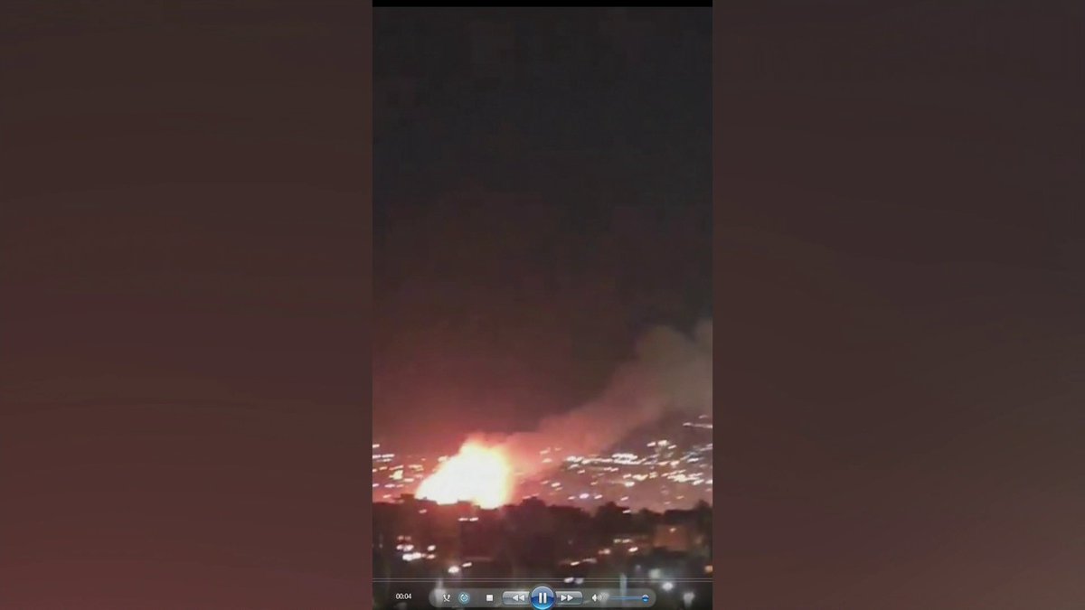صور متداولة لانفجار في أصفهان بإيران قناة العربية